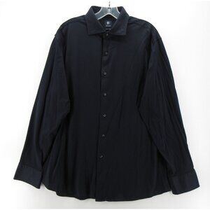 Boggi Milano Shirt XL Button Up Regular Fit Dress Shirt Woven Cotton